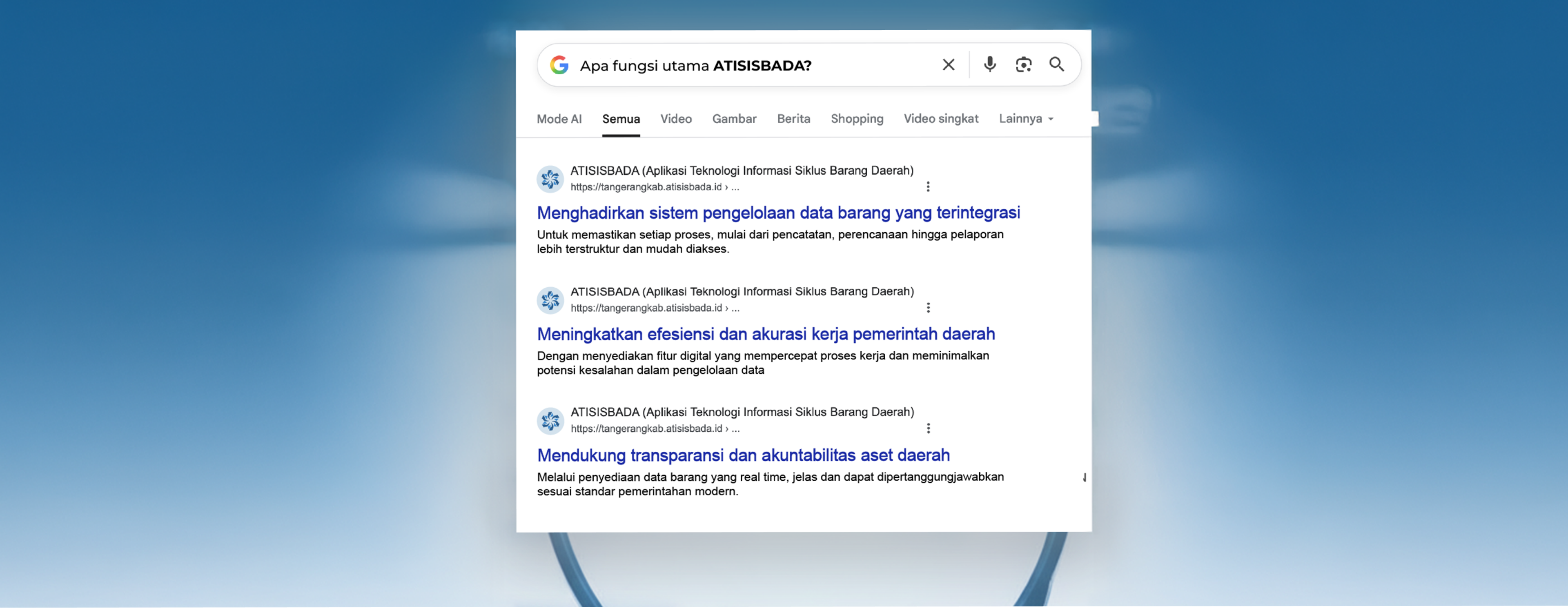 fungsi utama atisisbada